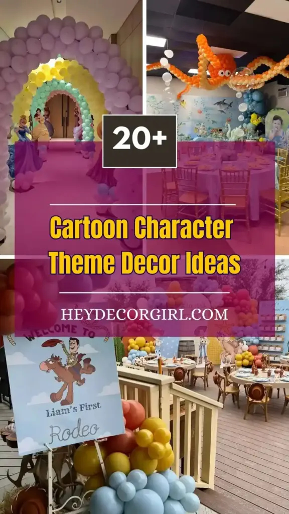 Cartoon Character Theme Decor