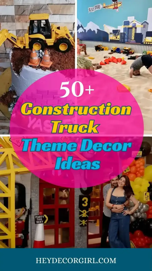 Construction Truck Theme Decor Ideas