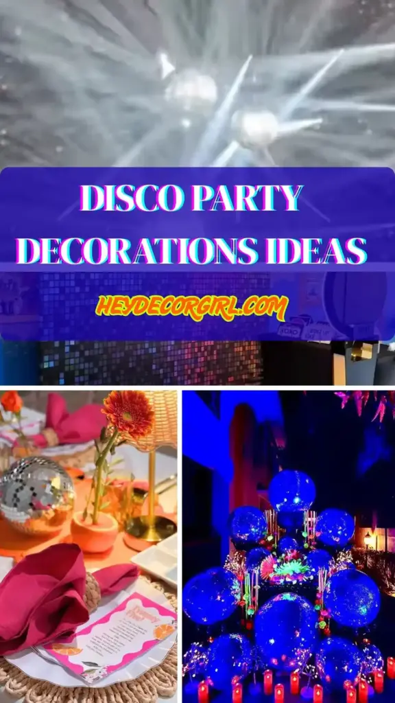 Disco Party Decorations Ideas
