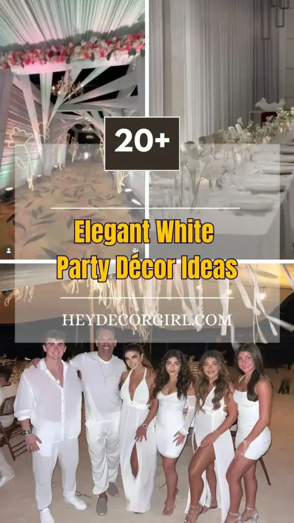 Elegant White Party Décor Ideas