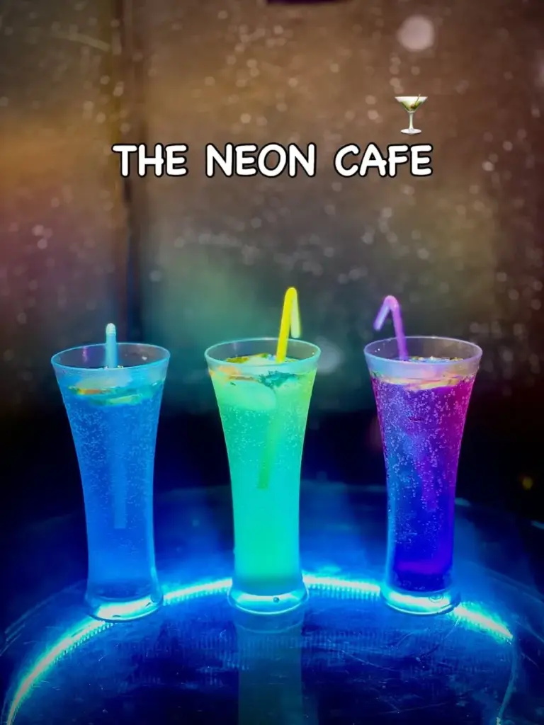 Glow in the dark party decor