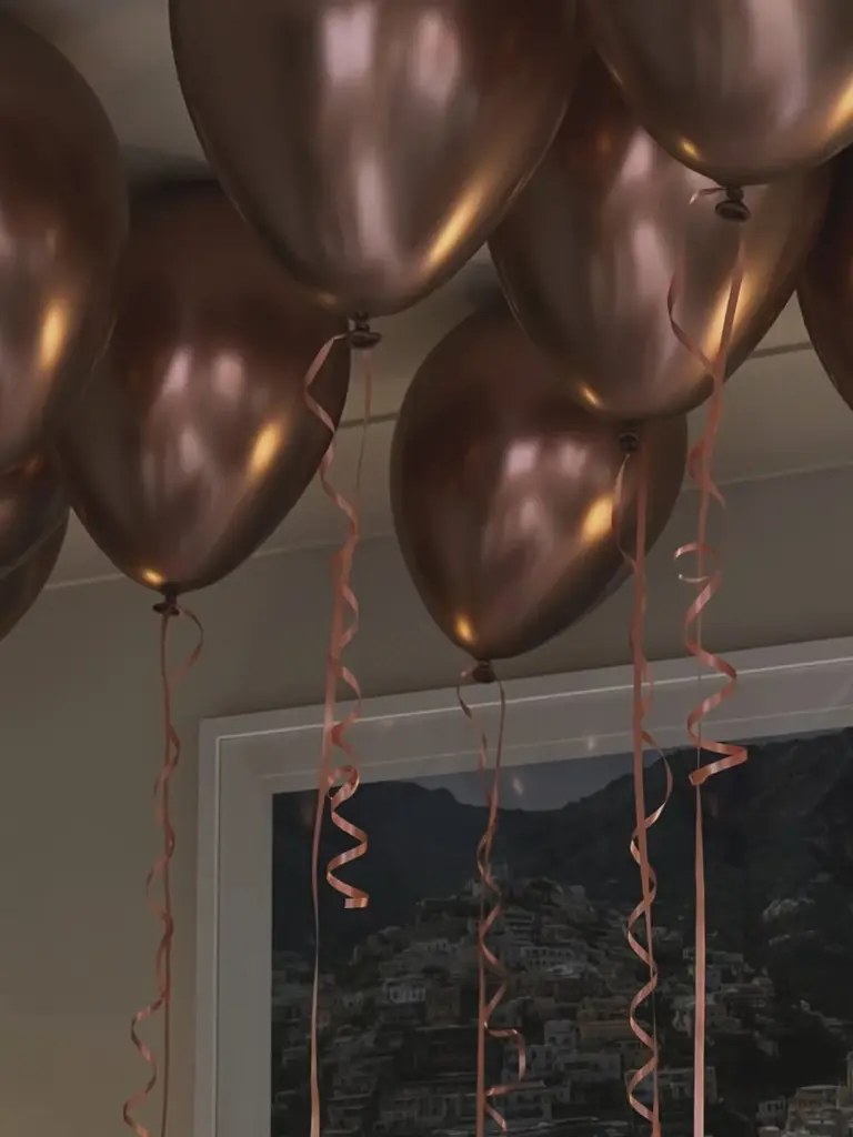 Rose Gold Birthday Decorations