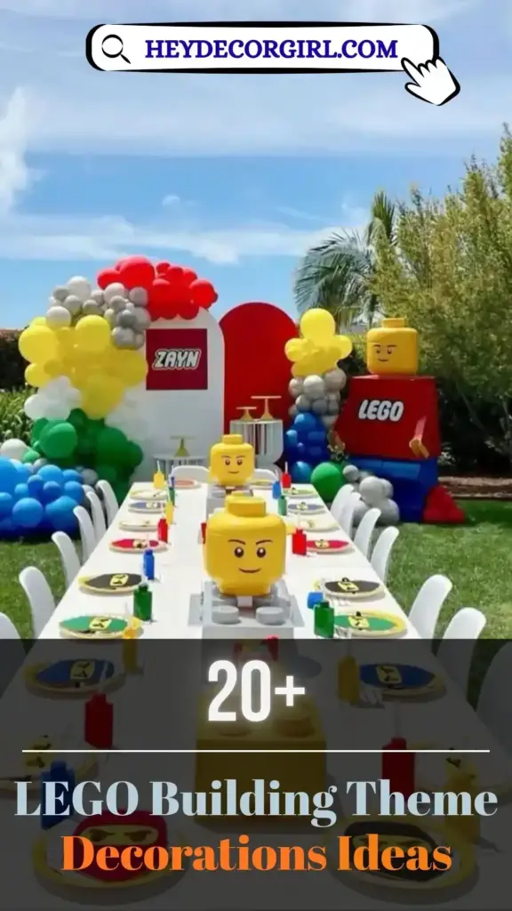 LEGO Building Theme Decorations
