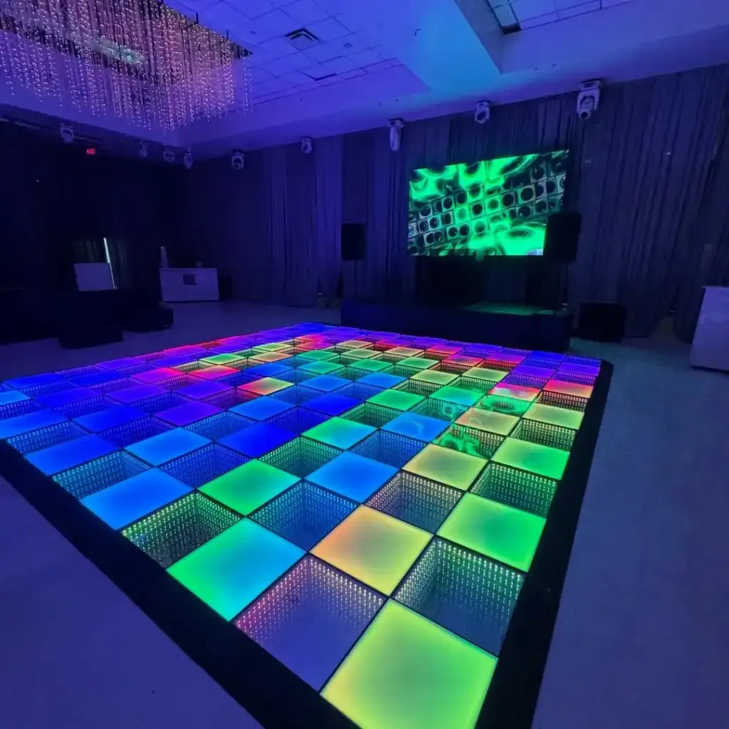 Glow in the dark party decor