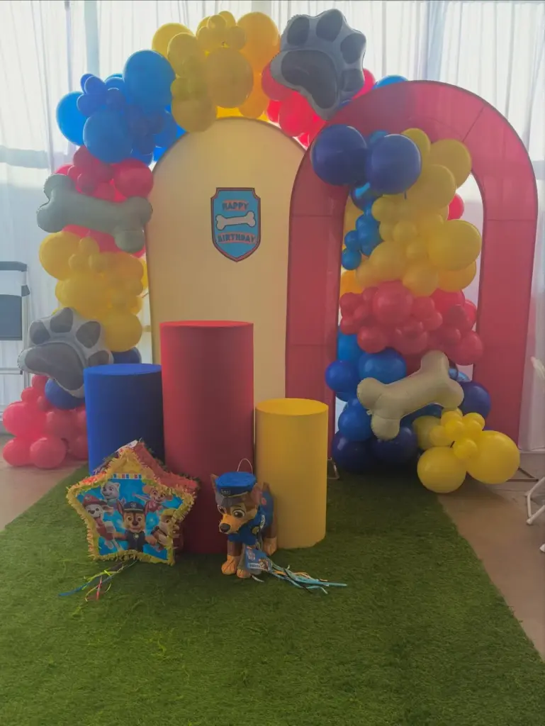 Paw Patrol themed decorations