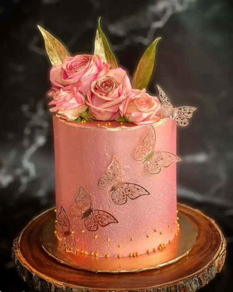 Rose Gold Birthday Decorations