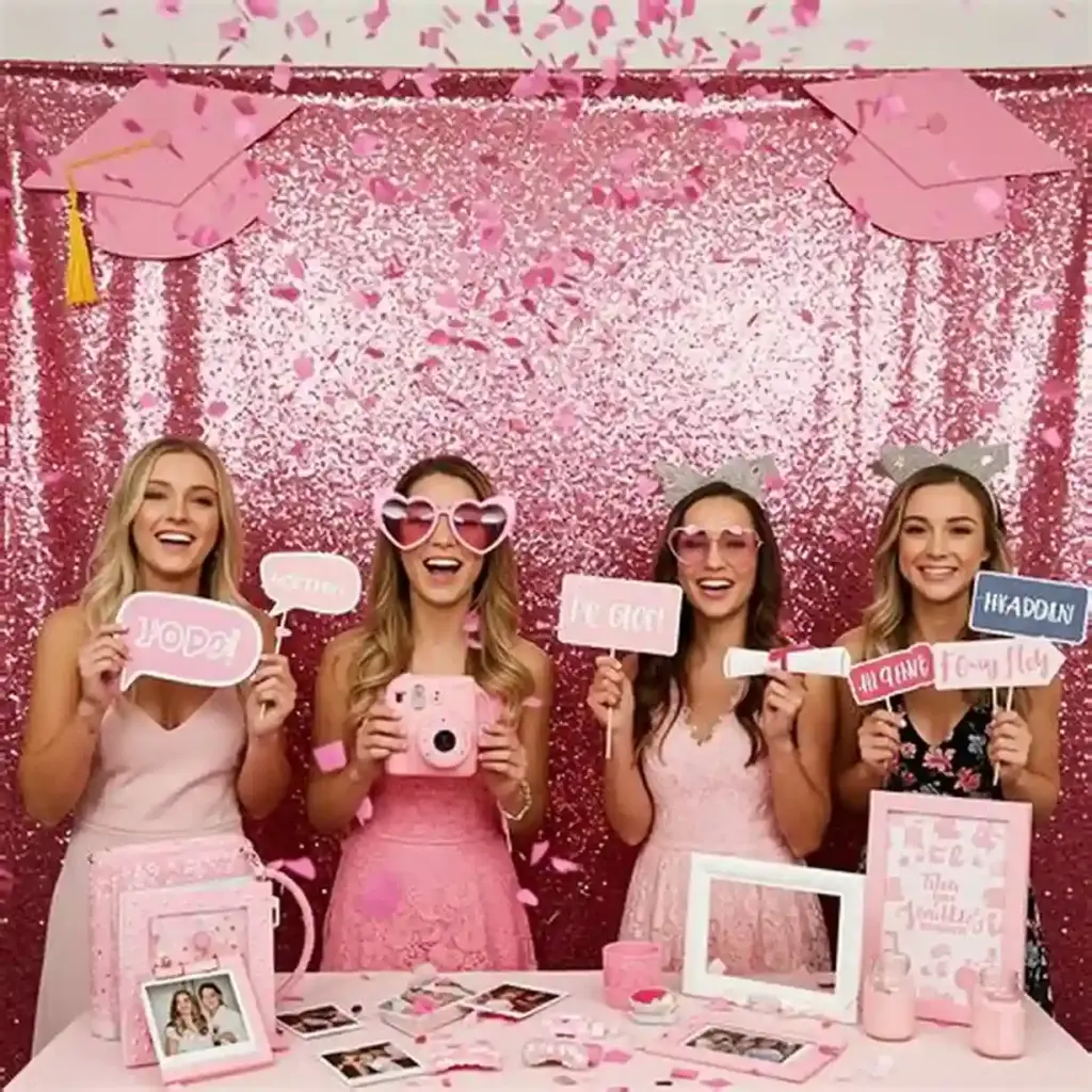 Rose Gold Birthday Decorations