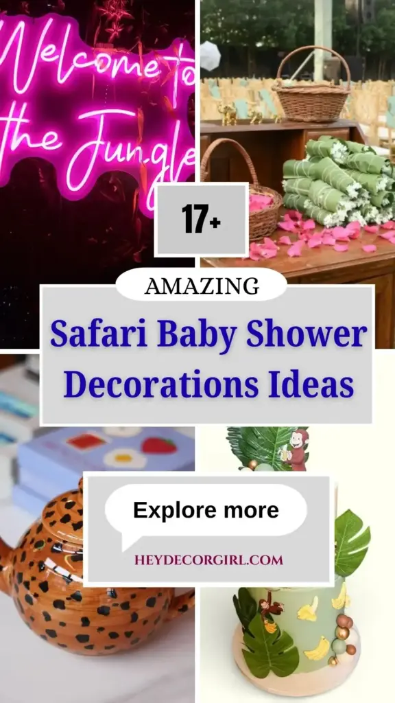Safari Baby Shower Decorations