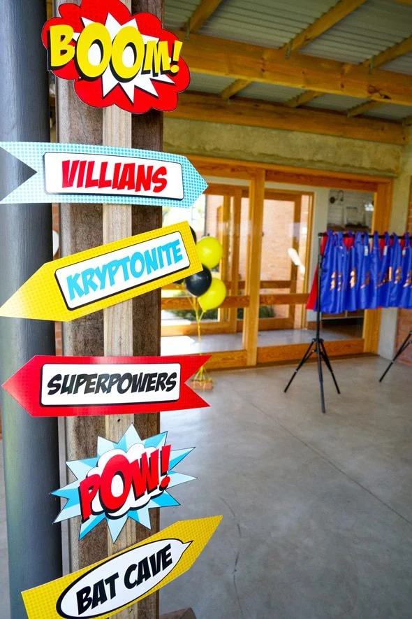 Superhero Party Decorations