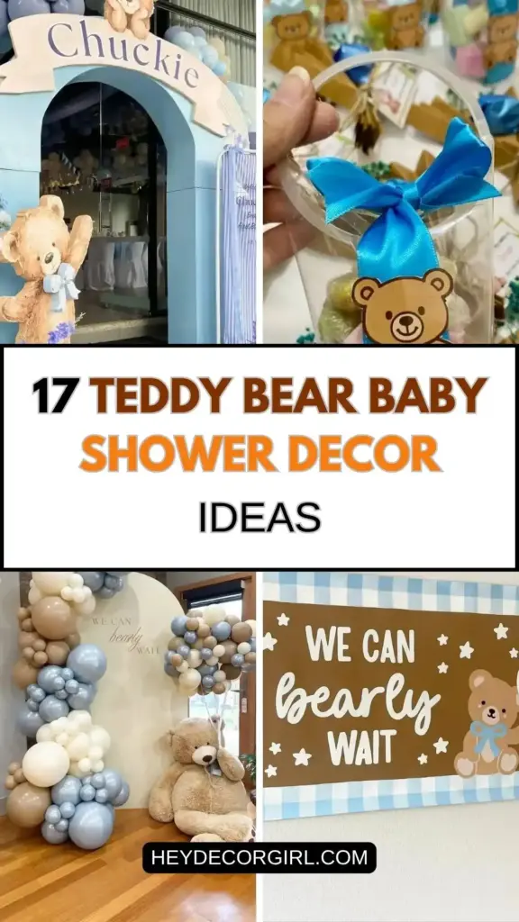 Teddy Bear Baby Shower Decor