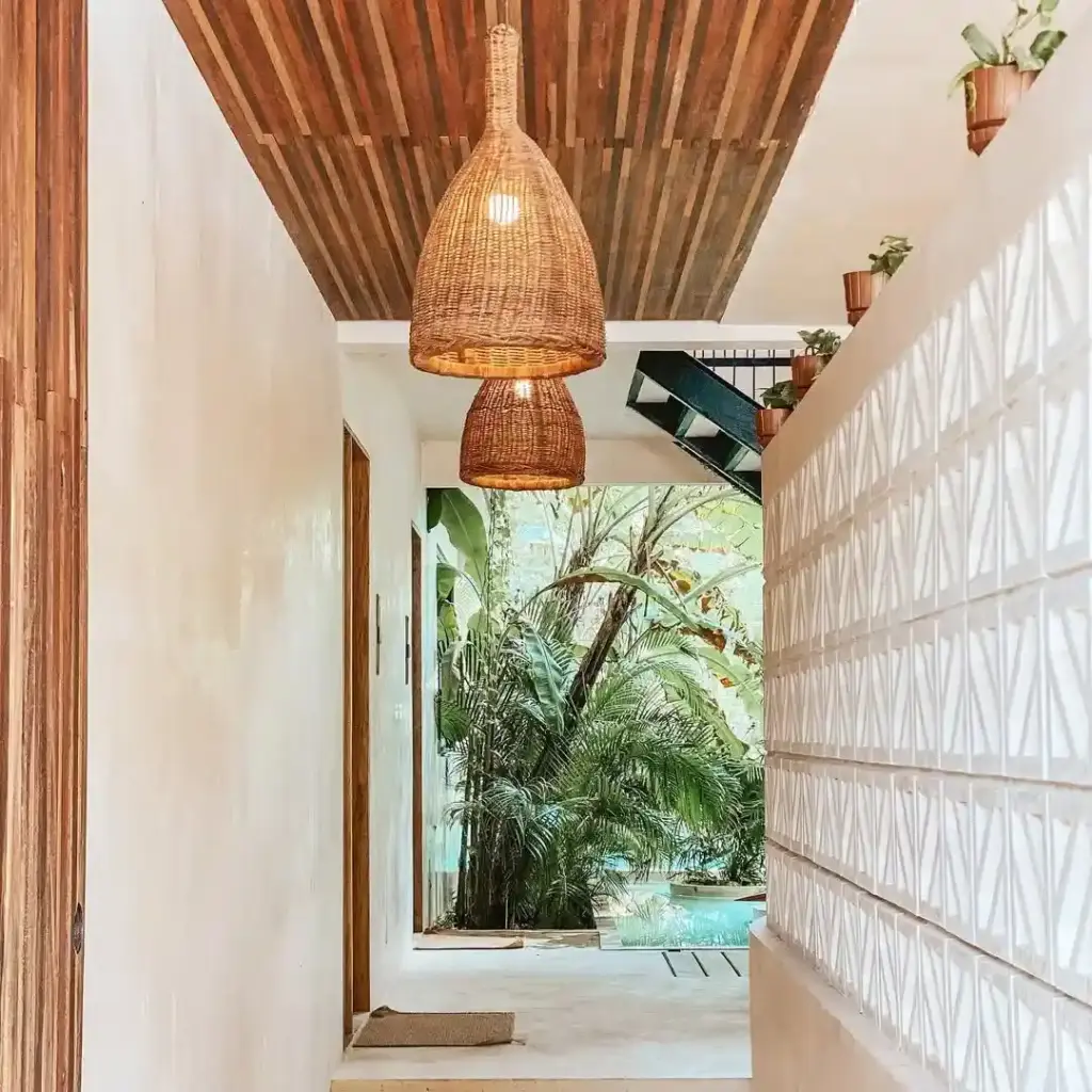 Tropical beach theme decor