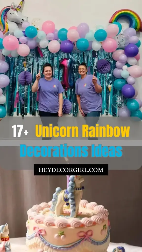 Unicorn Rainbow Decorations Ideas