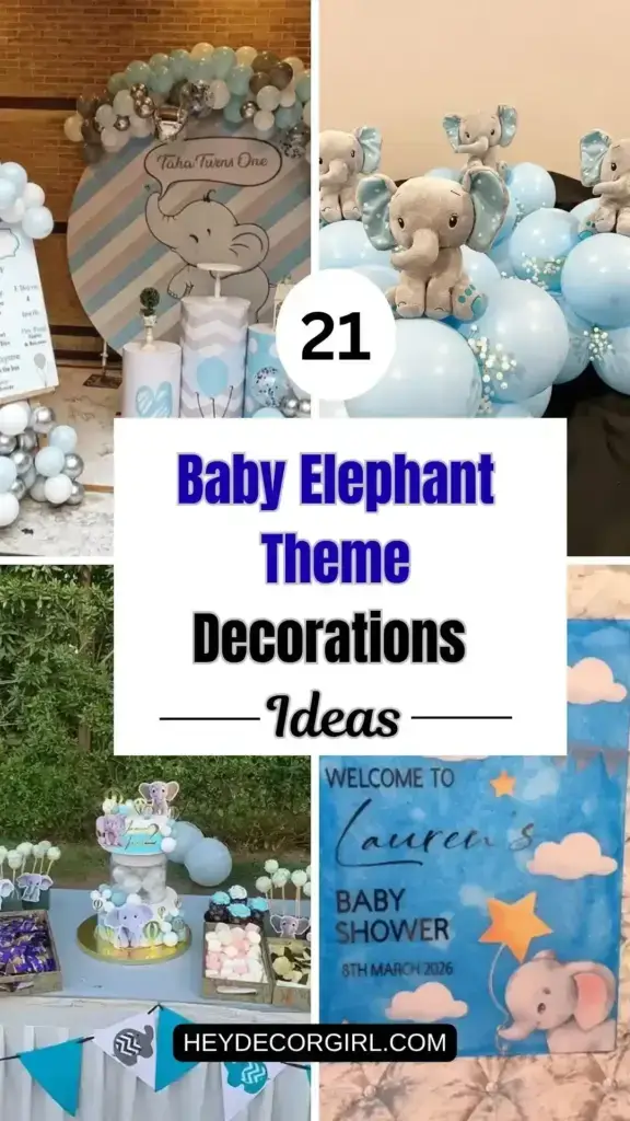 Baby Elephant Theme Decorations