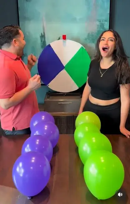 Gender Reveal Balloon Decorations