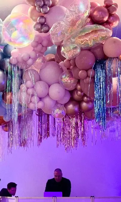 Gender Reveal Balloon Decorations