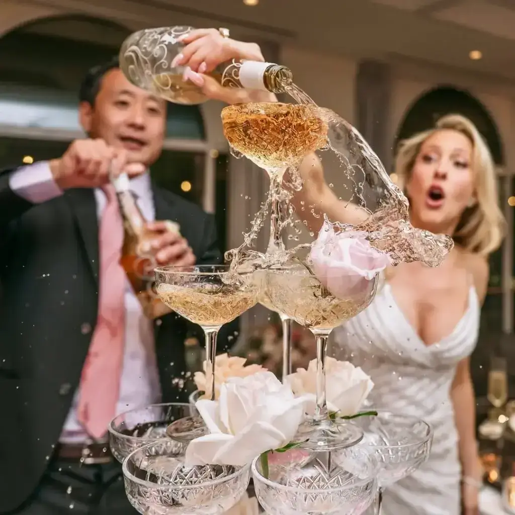 Champagne brunch decorations
