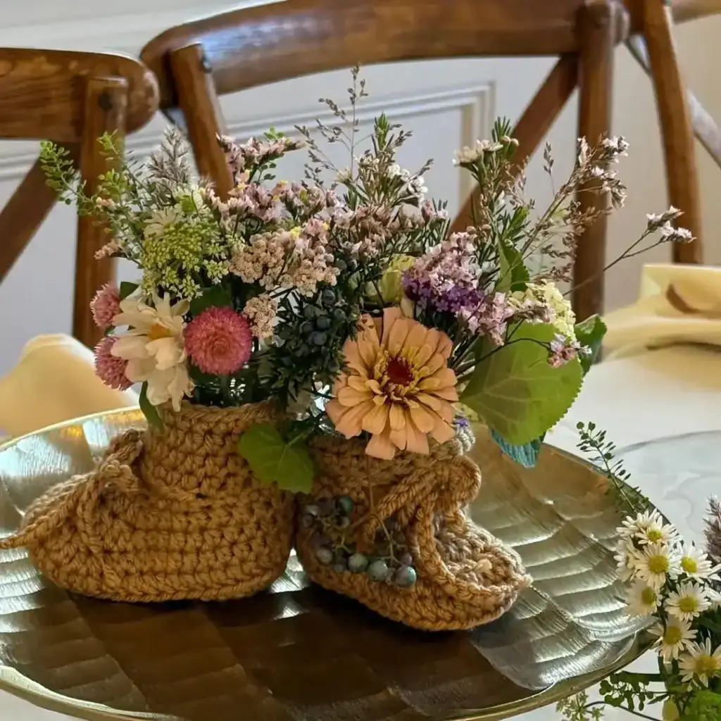 Neutral Boho Baby Shower Decor
