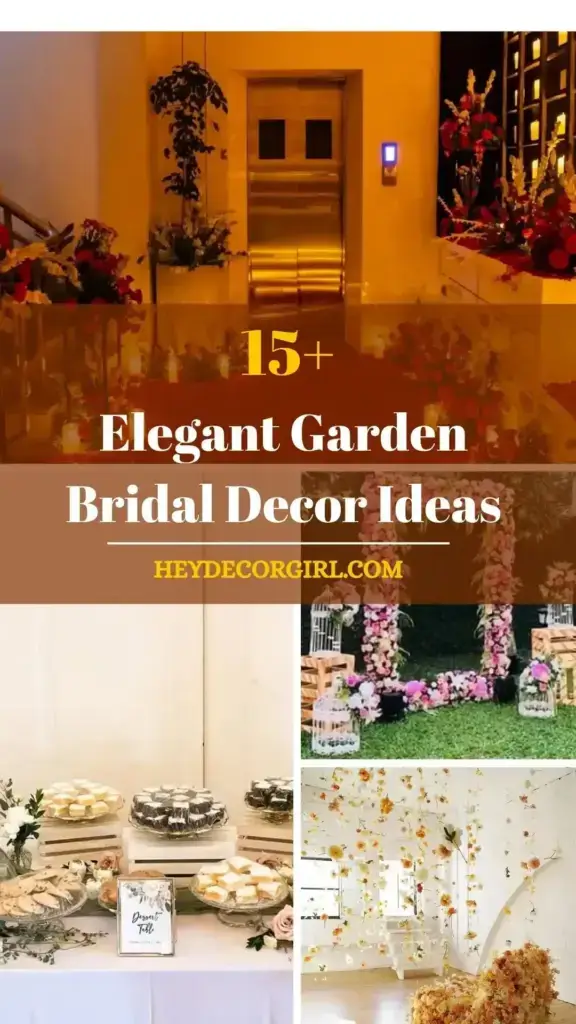 Elegant Garden Bridal Decor 