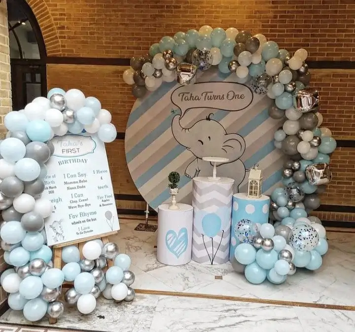 Baby elephant theme decorations