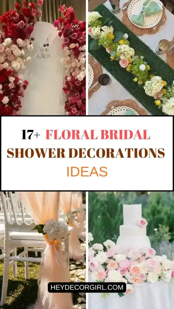 Floral Bridal Shower Decorations