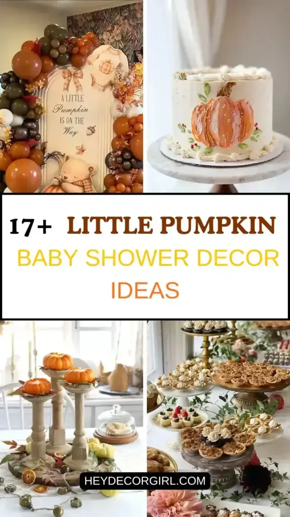 Little Pumpkin Baby Shower Decor