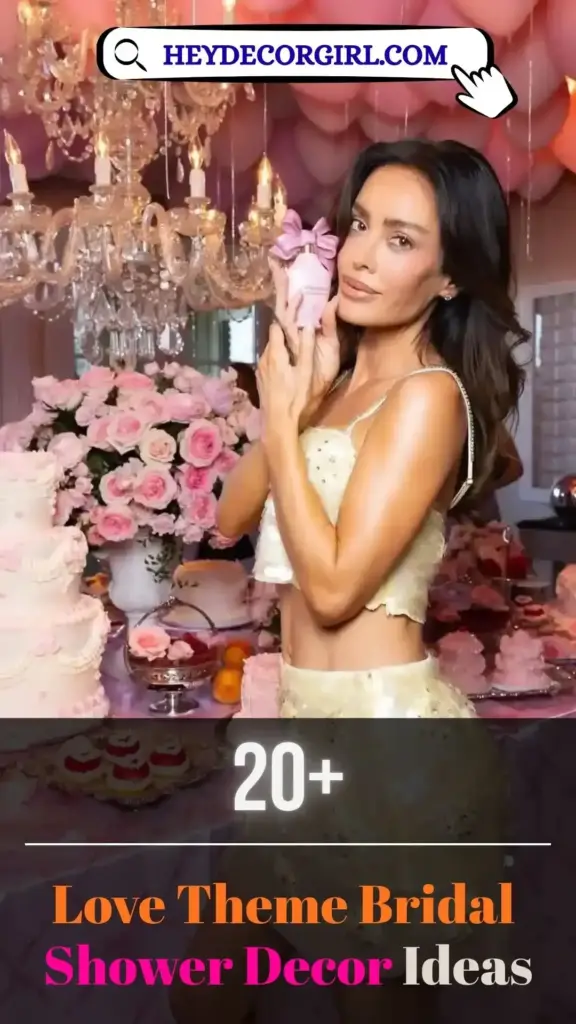 Love Theme Bridal Shower Decor