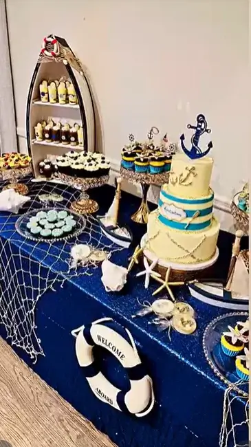 Nautical Baby Shower Decor