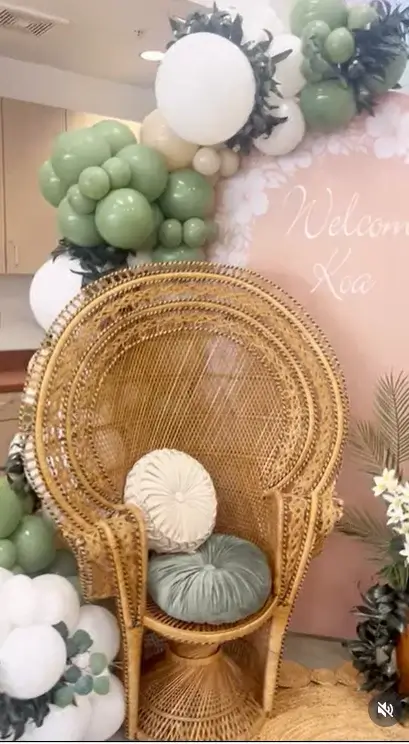 Neutral Boho Baby Shower Decor