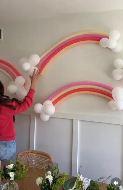 Rainbow Baby Shower Decorations