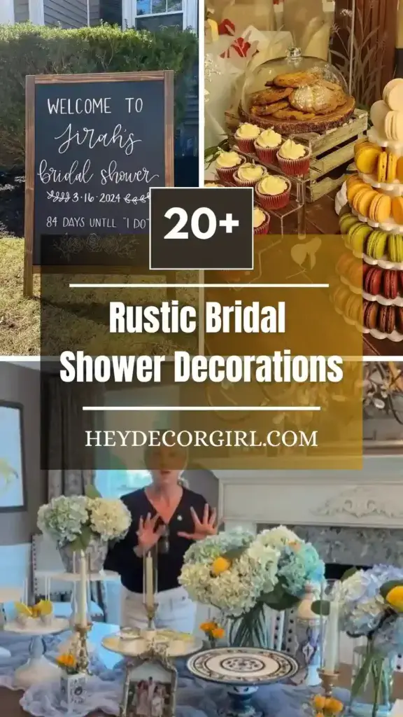Rustic Bridal Shower Decorations