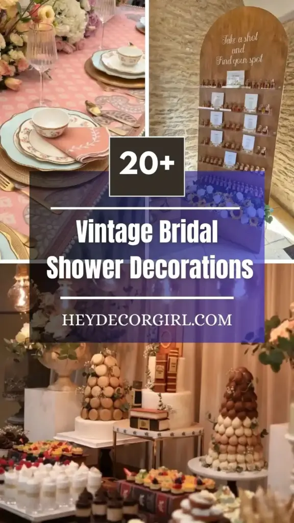 Vintage Bridal Shower Decorations