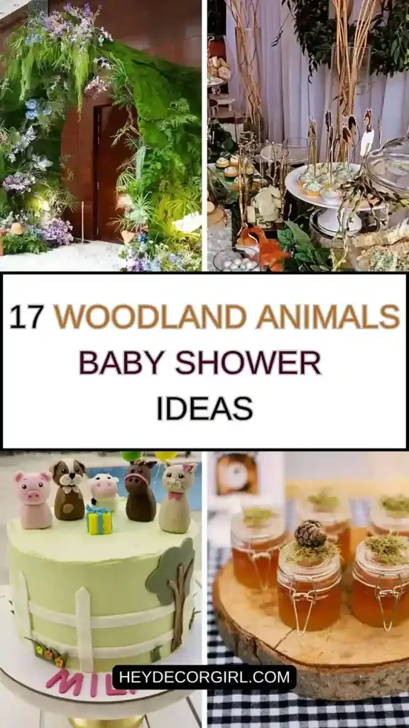 Woodland Animals Baby Shower Ideas