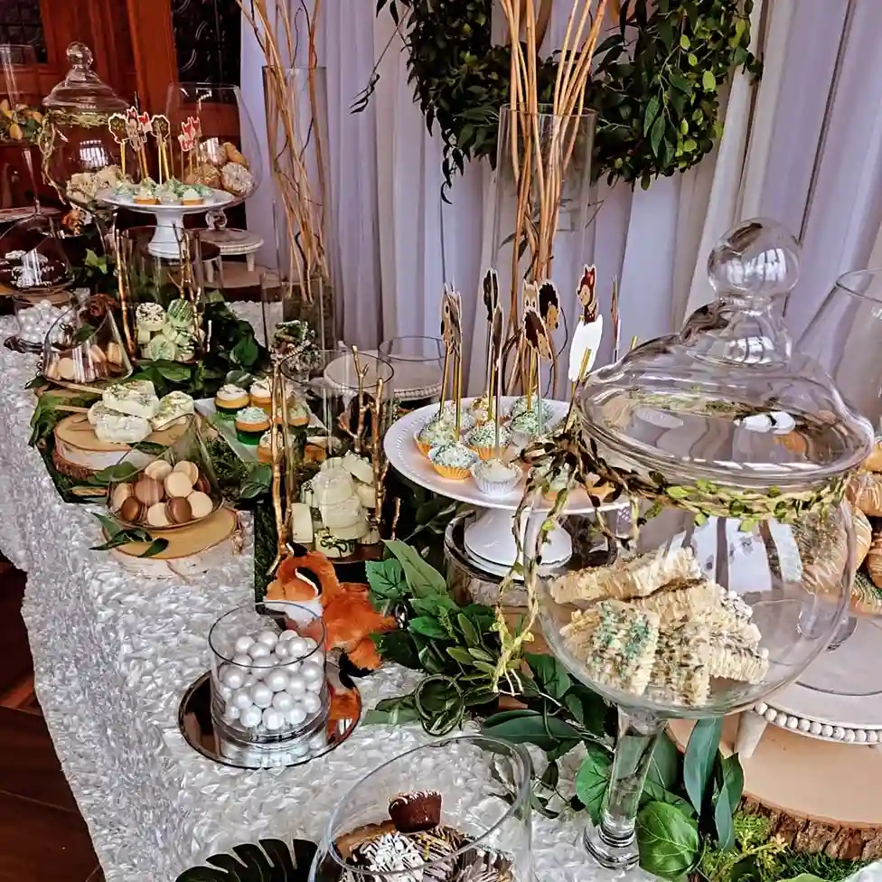 Woodland animals baby shower